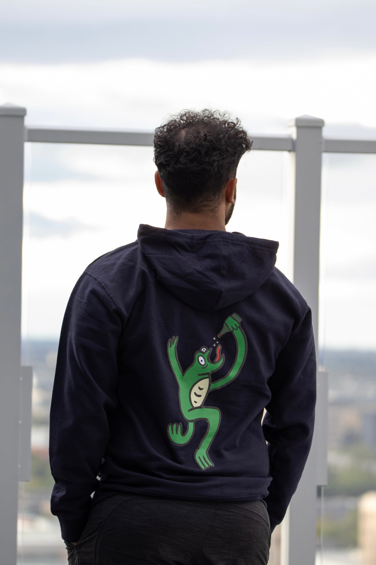 "Hopscotch" Hoodie - Navy